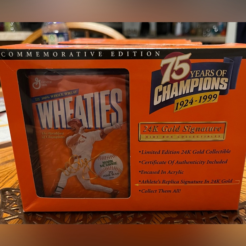 Wheaties 75 years of champions “Mark McGwire”